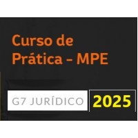 G7 Jurídico - Prática MPE - 2ª Fase - Provas Discursivas (G7 2025) Ministério Público Estadual